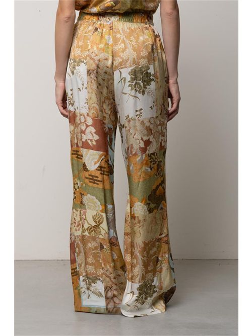 Pantaloni con elastico stampa patchwork KAOS | SPJTZ020/5021